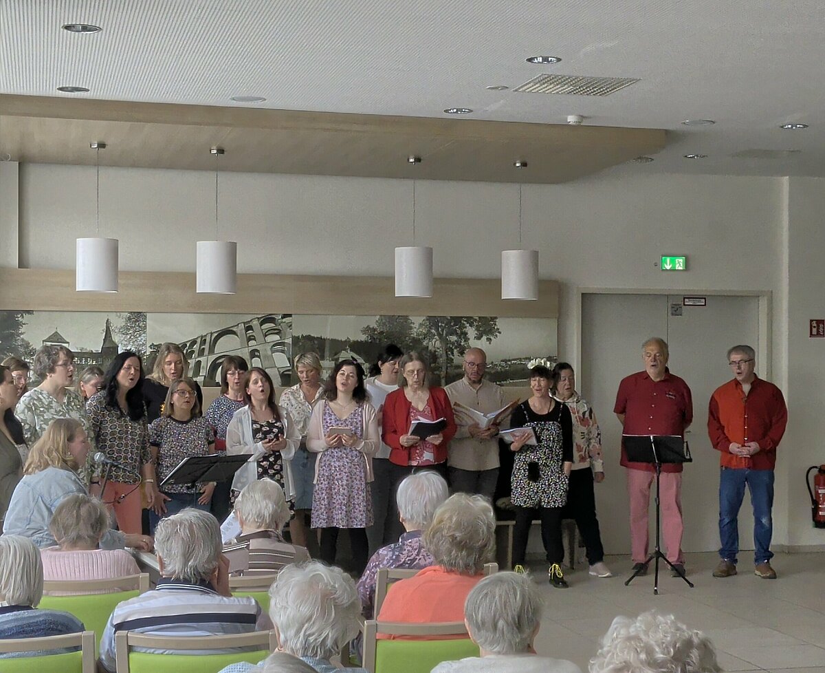 Auftritt des Gospelchors der Musikschule Rodewisch