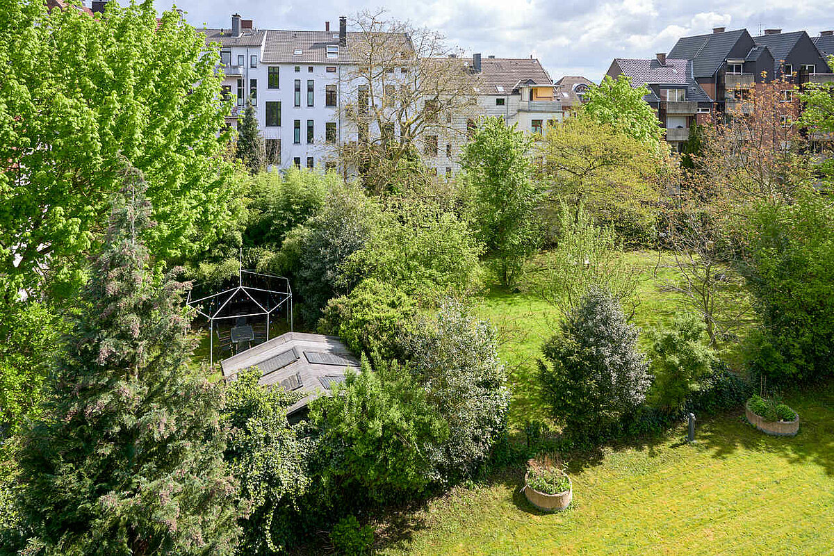 Garten des Pflegeheims "Stiftstraße" in Minden 