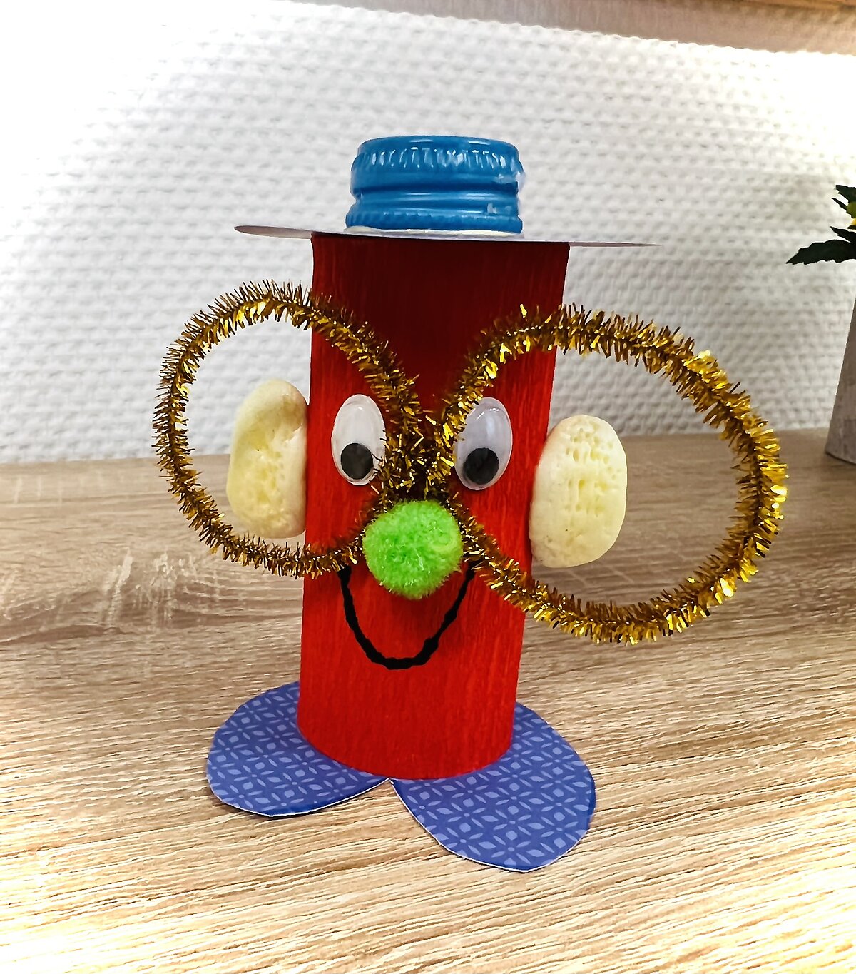 Selbstgebastelte Dekoration 