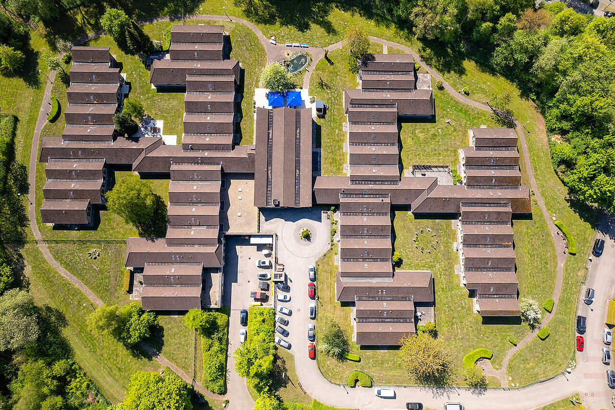 Valentinerhof von oben aus der Vogelperspektive