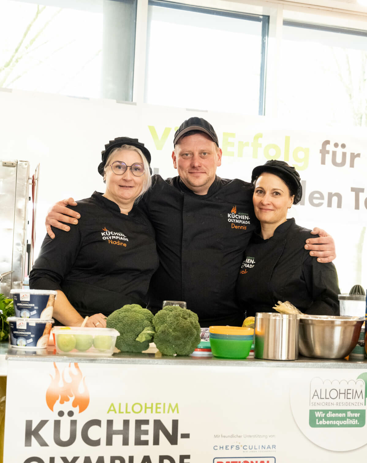 Team "King and Queens" aus Helmstedt bei der Alloheim Küchenolympiade