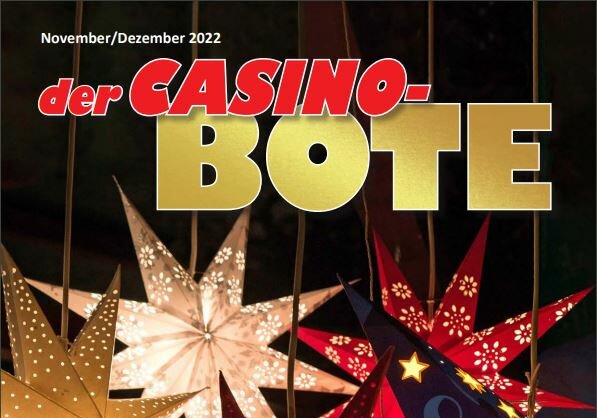 Deckblatt Casino-Bote November/Dezember 2022