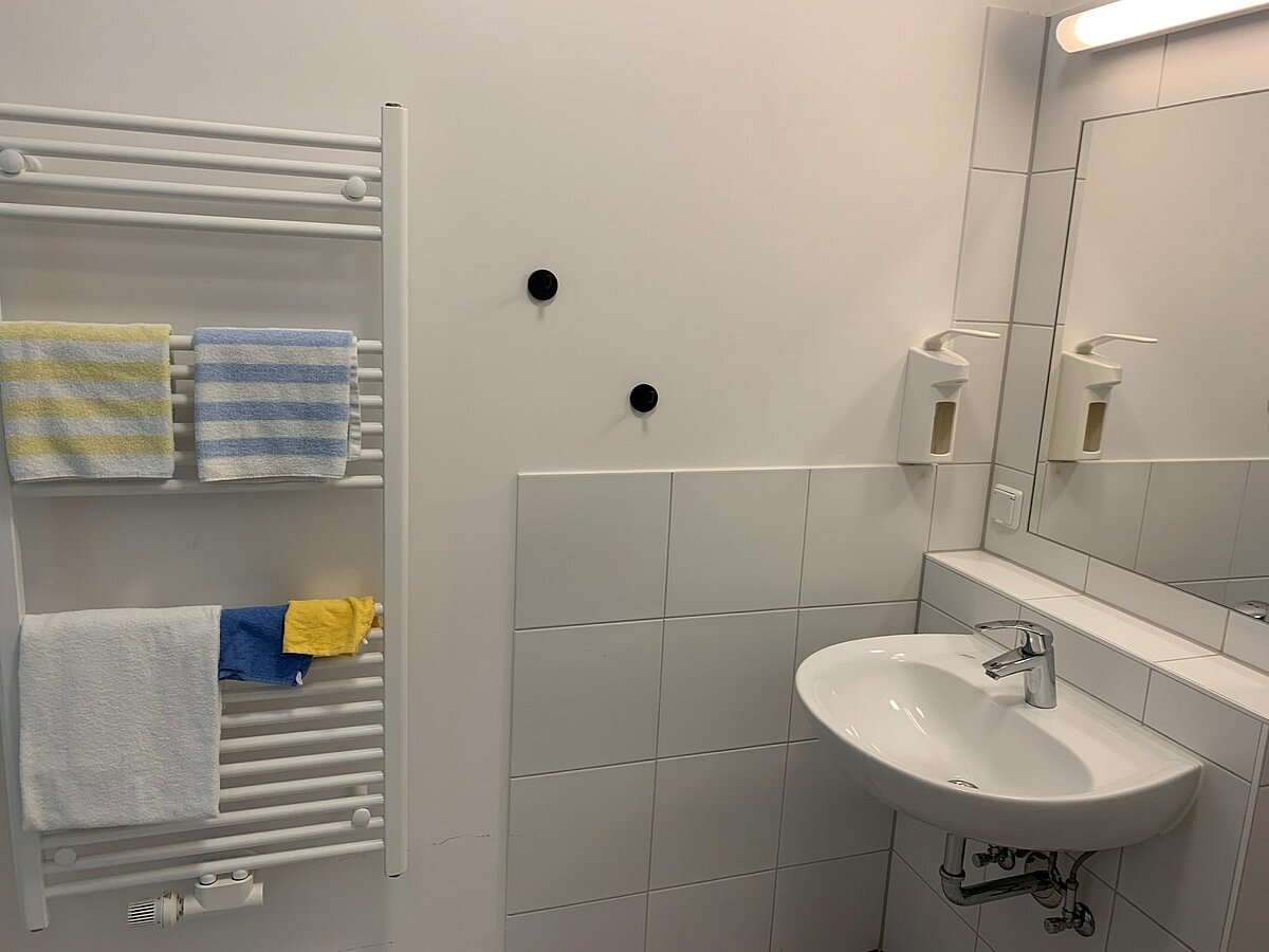 Badezimmer im Seniorenzentrum AGO Schmitten