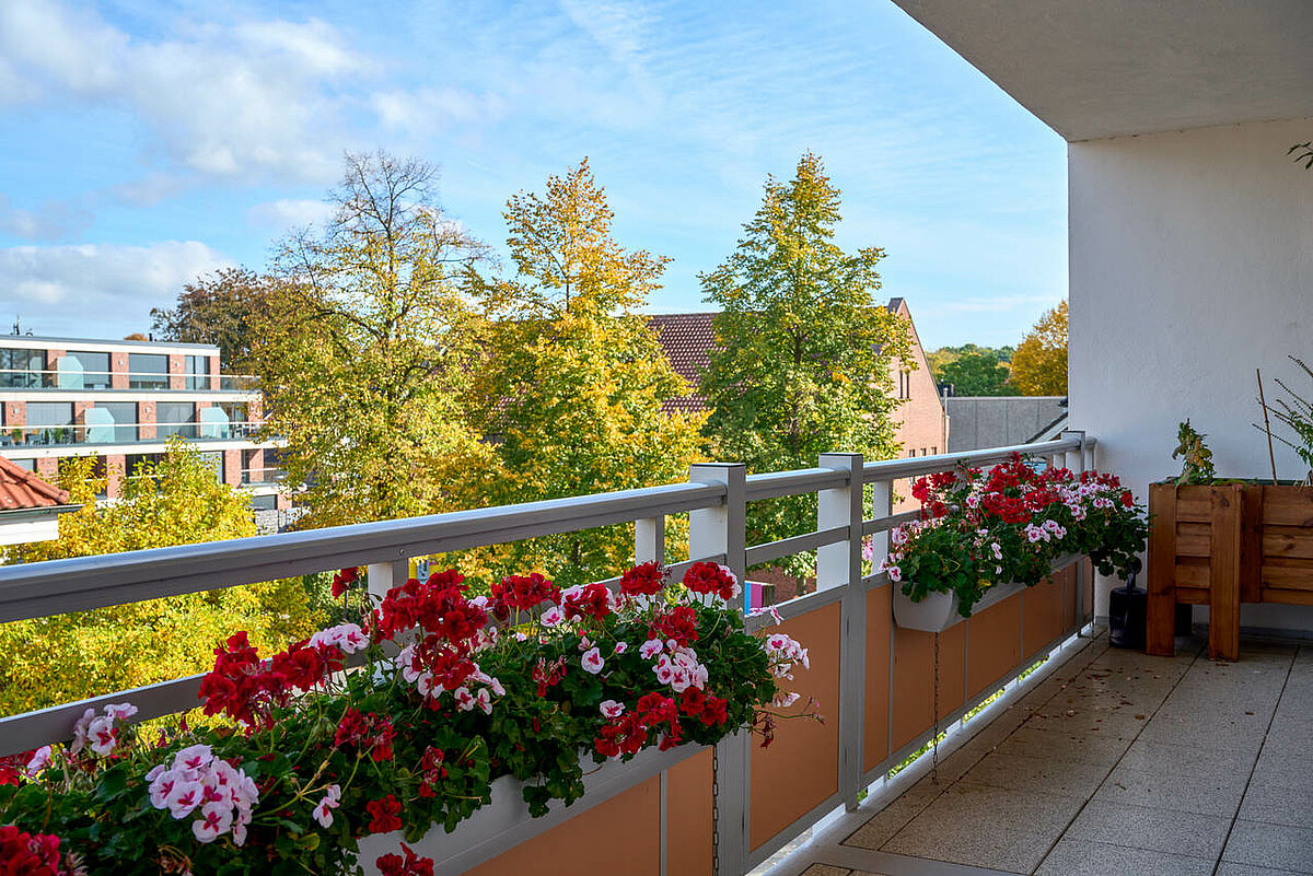 Balkon Betreutes Wohnen Seniorenresdenz Selm