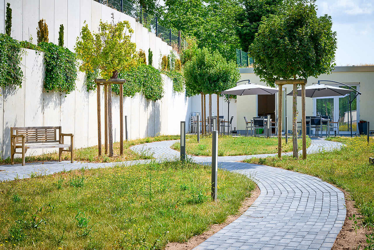 Garten der Alloheim Senioren-Residenz Obrigheim