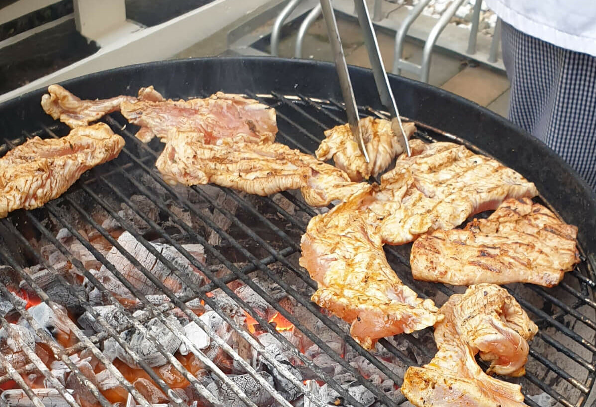 Grillen am Tag der Pflege