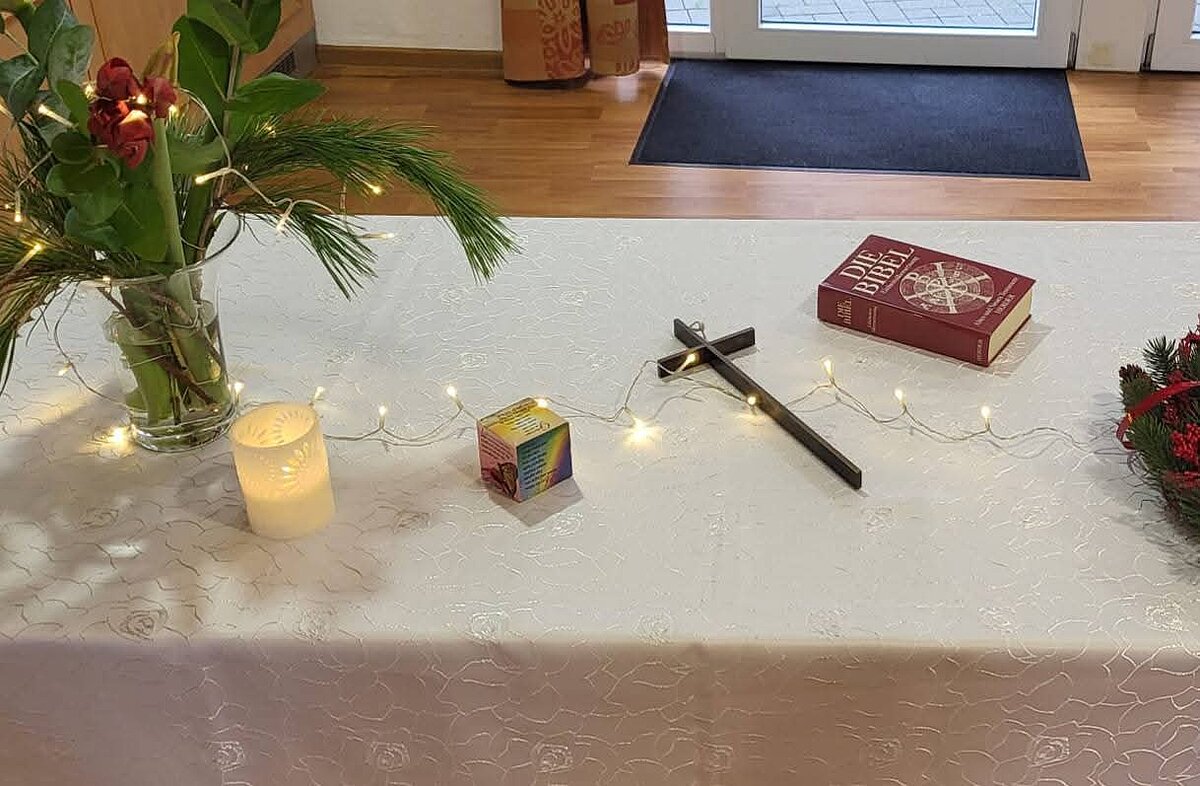 Weihnachtsgottesdienst in unserem Bistro
