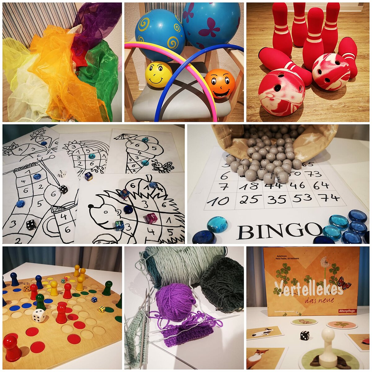 Spiele in der Tagespflege Holzwickede