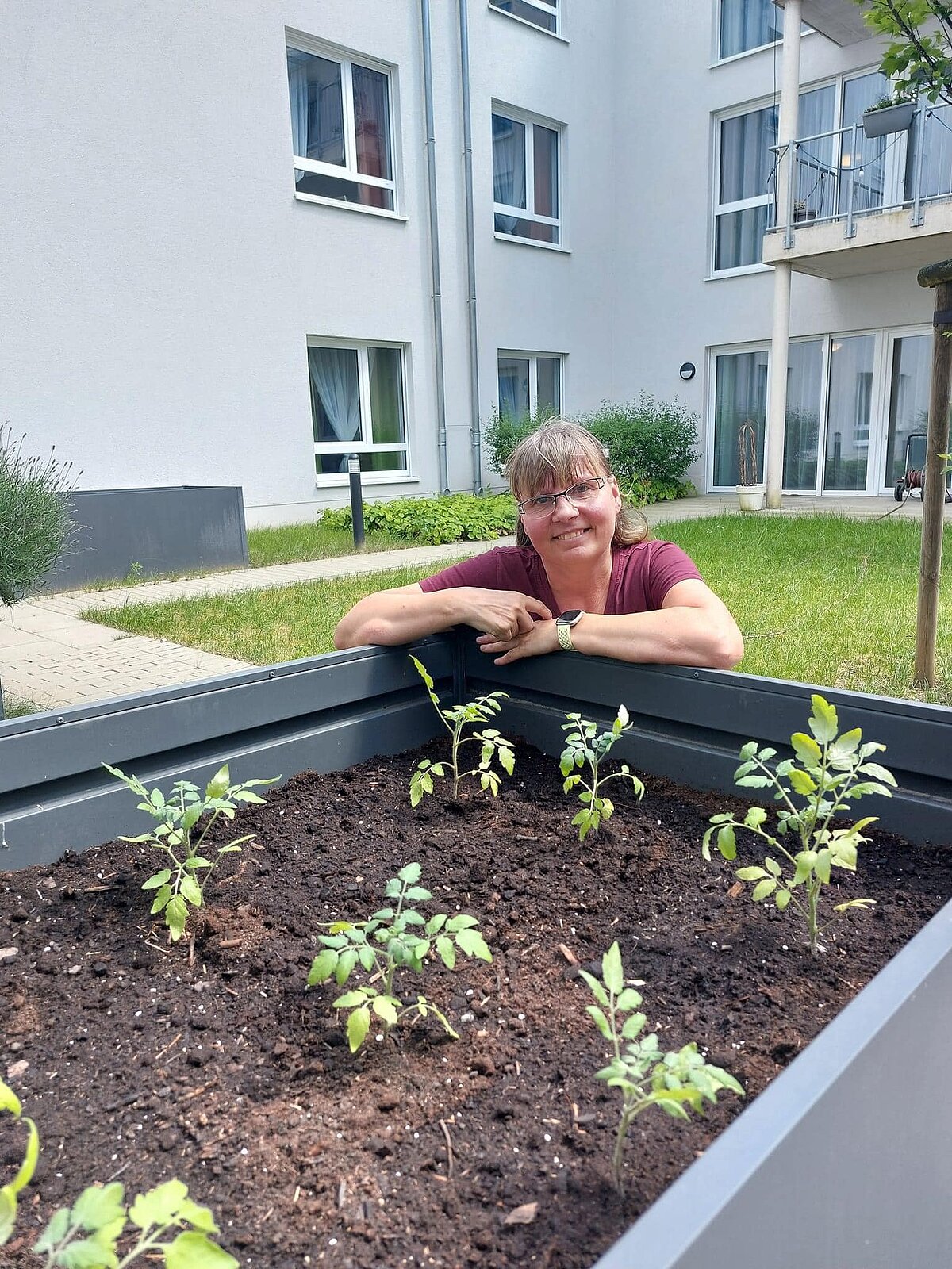 Hochbeet angelegt und bepflanzt
