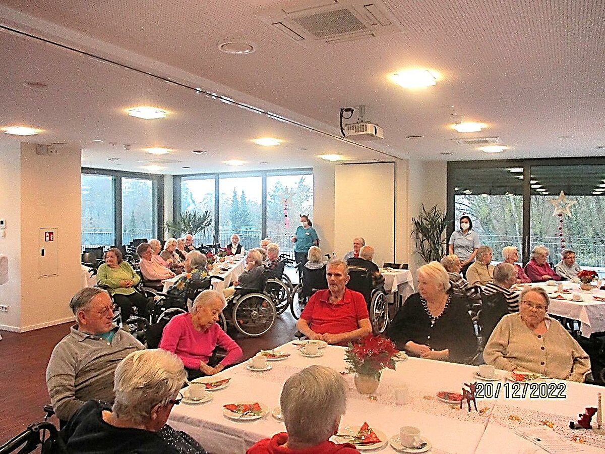 Weihnachtsfeier im Seniorenheim "Philosophenweg" in Wetzlar