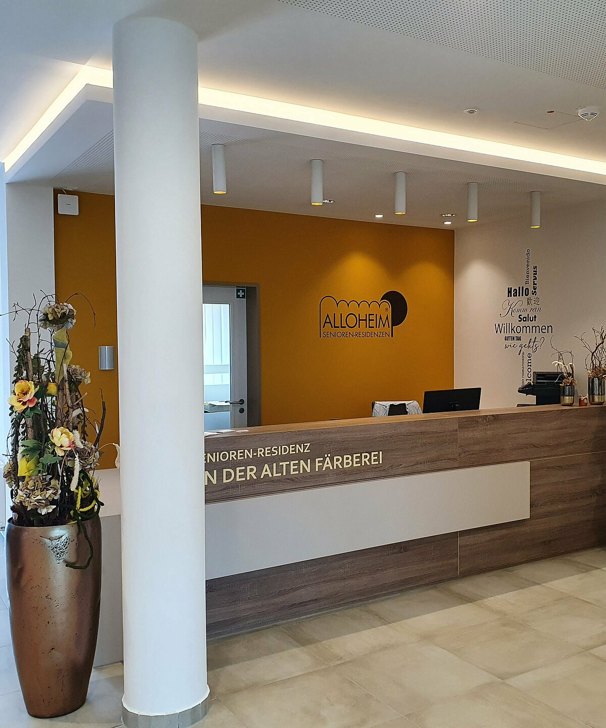 Empfang der Alloheim Senioren-Residenz An der alten Färberei in Limbach-Oberfrohna