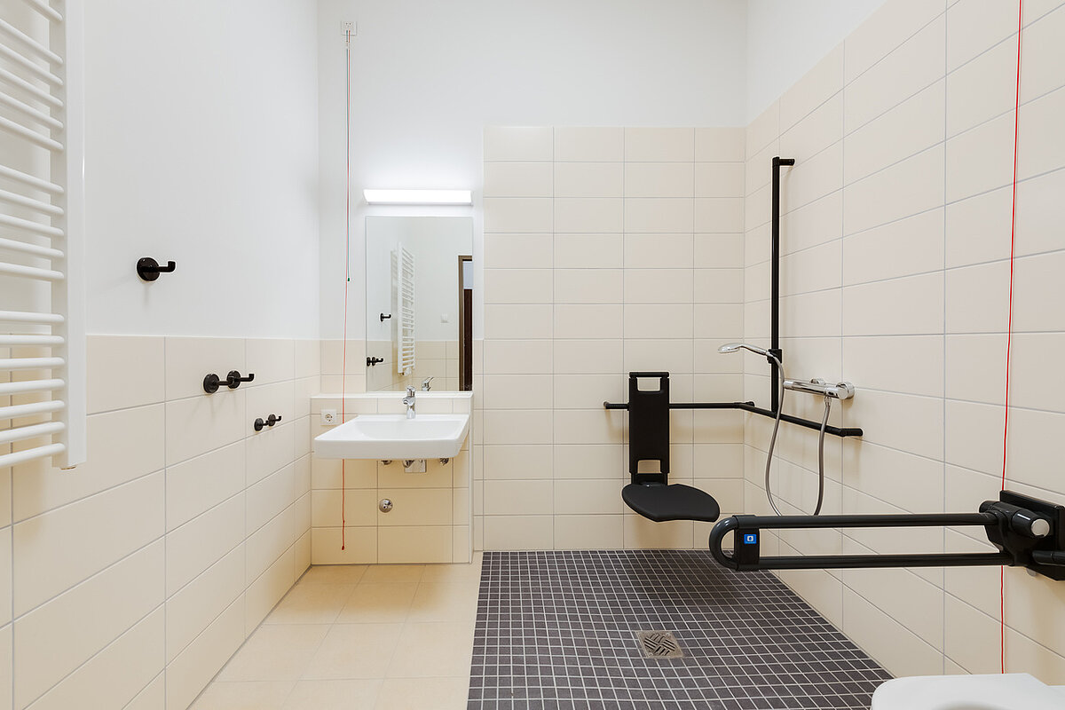 Badezimmer im Pflegeheim Ibbenbüren