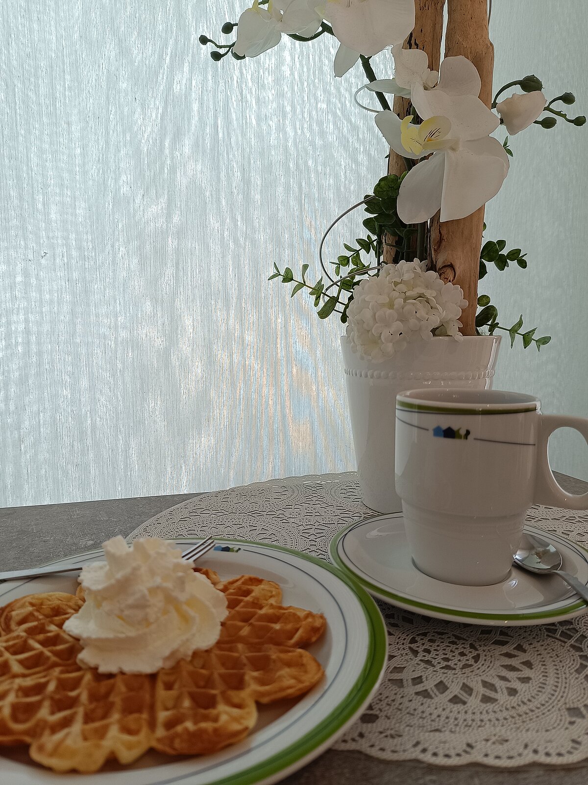 Waffeln essen in der Tagespflege
