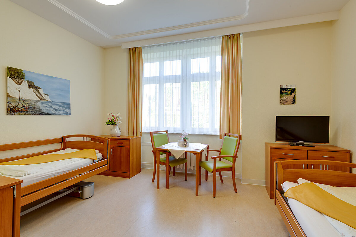 Doppelzimmer in der Senioren-Residenz in Bad Elster
