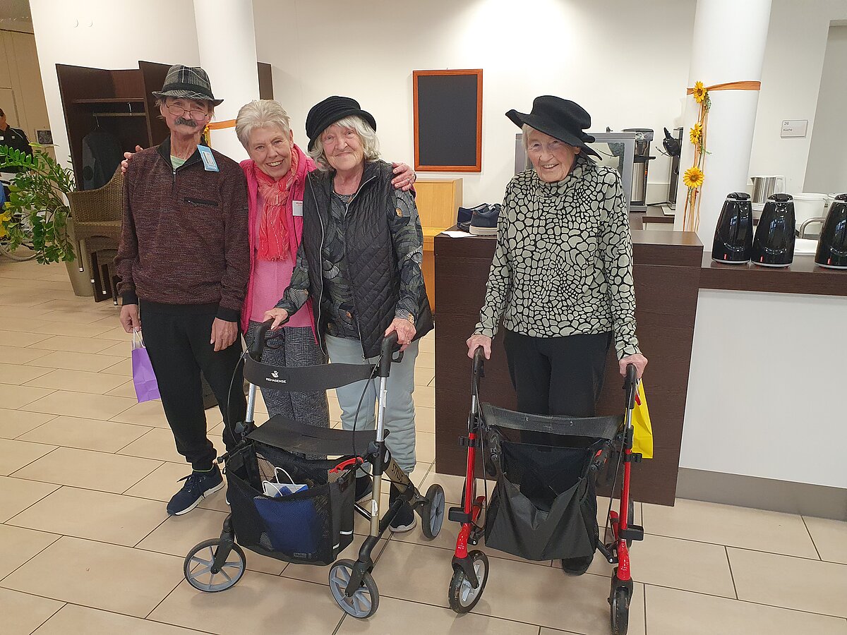 Modenschau Endaufstellung