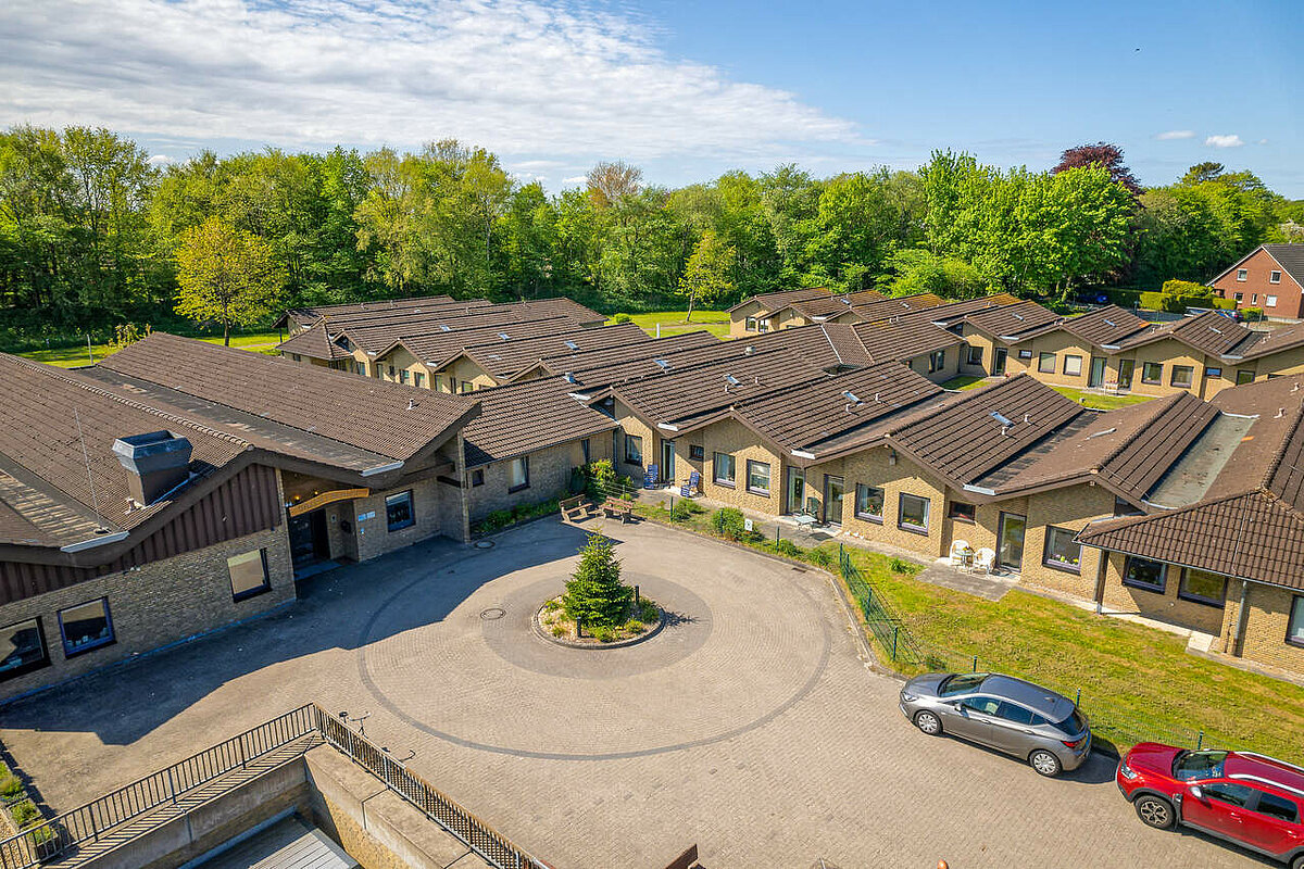 Bungalows des Alloheim Valentinerhofs in Flensburg