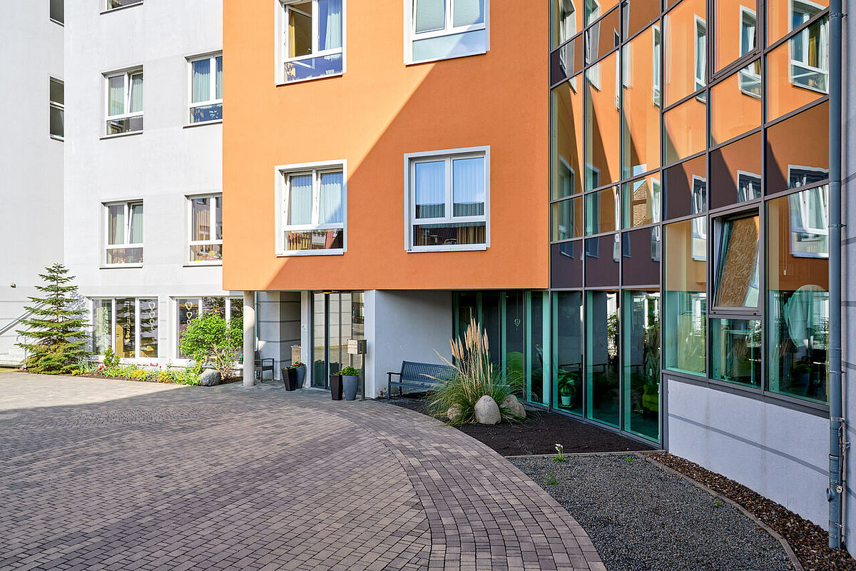 Haupteingang der Senioren-Residenz Stiftstraße in Minden