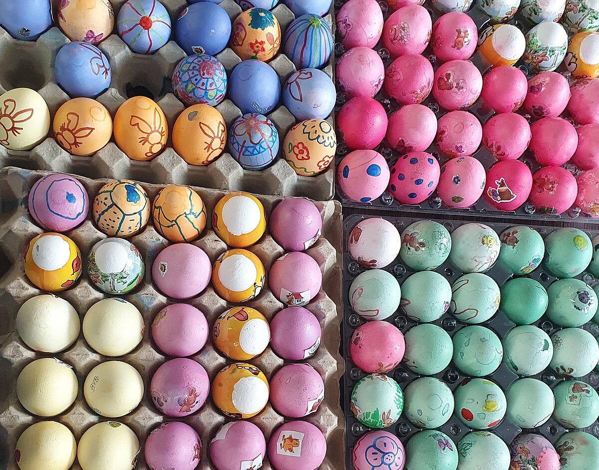 Ostern 2026 Eier färben