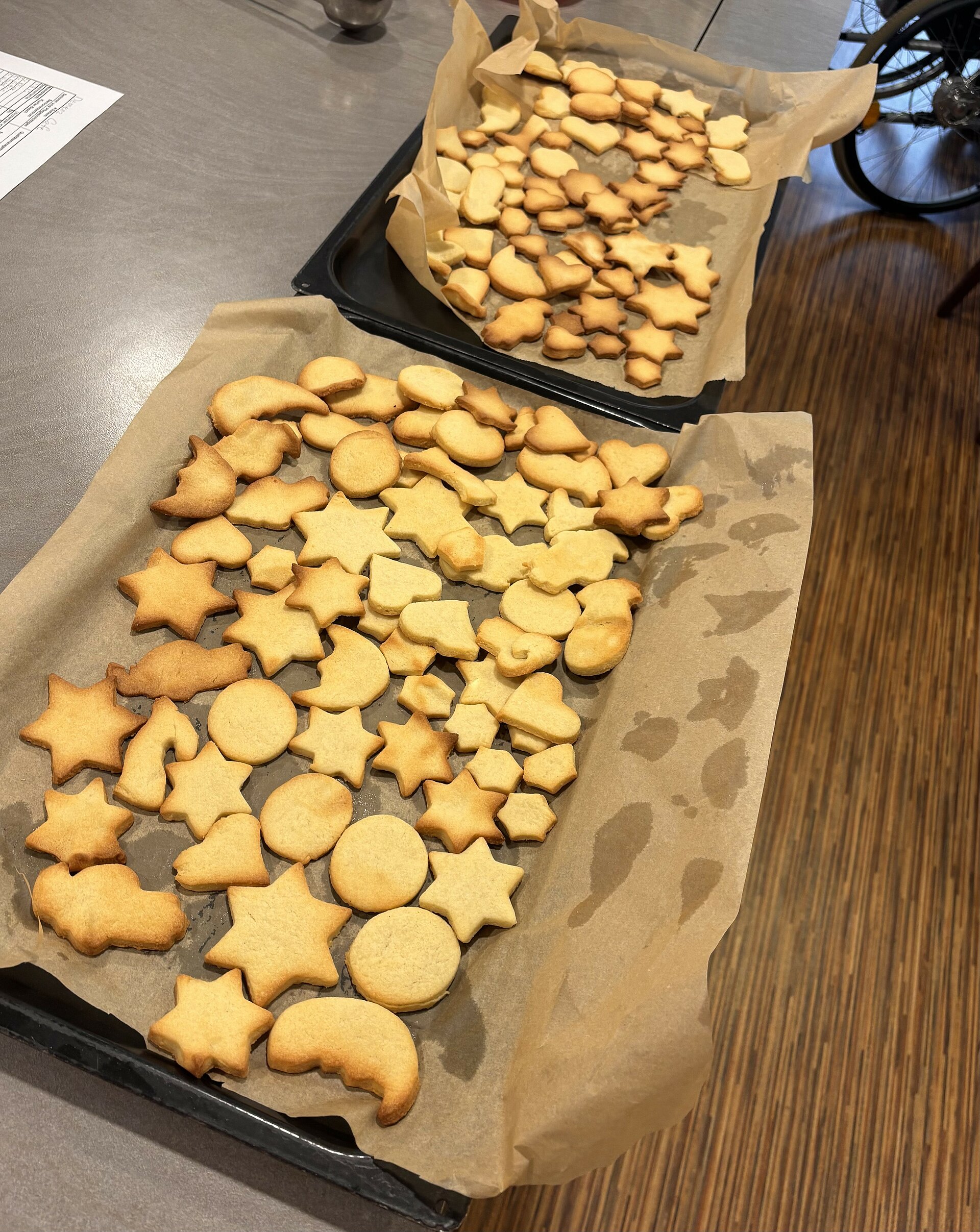 Plätzchen Backen mit Bewohnern
