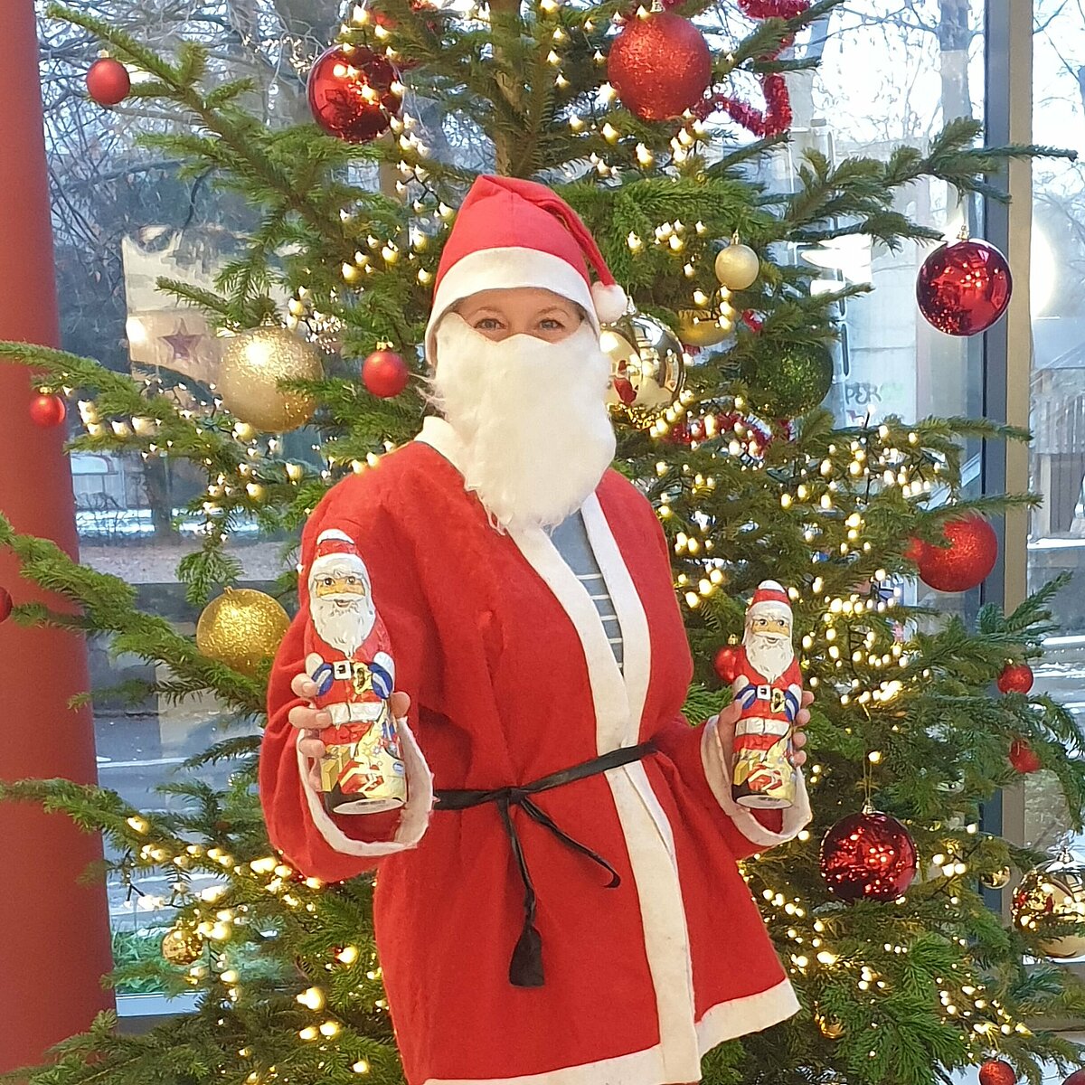 Der Nikolaus zu Besuch im Haus Am Stadtpark