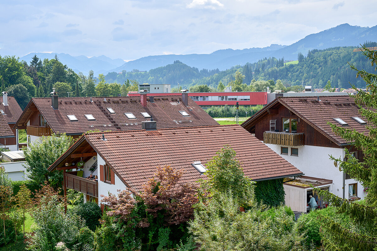 Aussicht aus Alloheim Sonthofen
