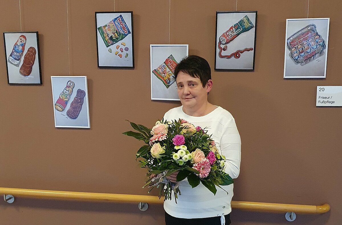 Vernissage im Leonardis Kornwestheim Künstlerin