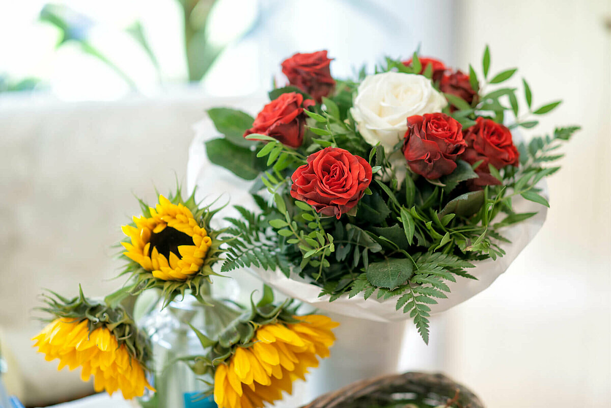 Blumen im AGO Seniorenzentrum Schmitten