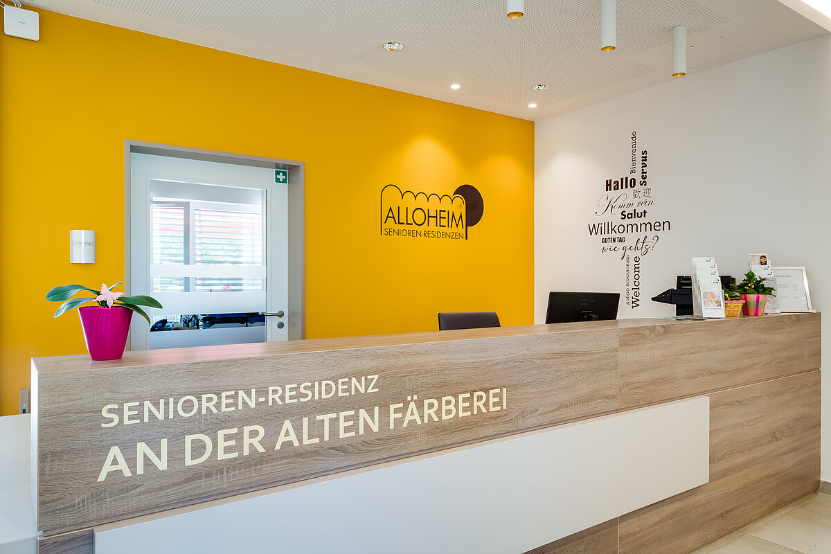 Rezeption Alloheim Senioren-Residenz "An der alten Färberei"