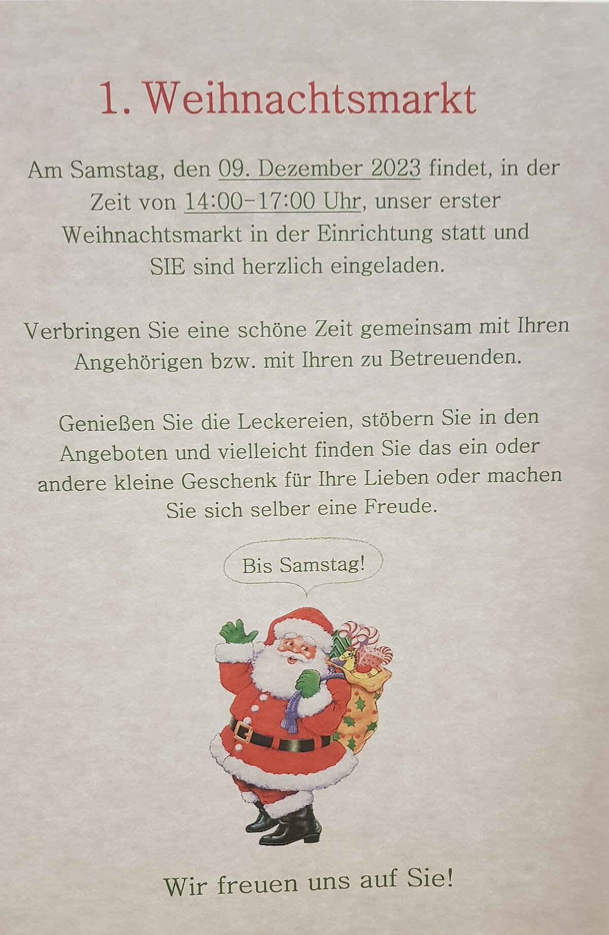 Weihnachtsmarkt 2023