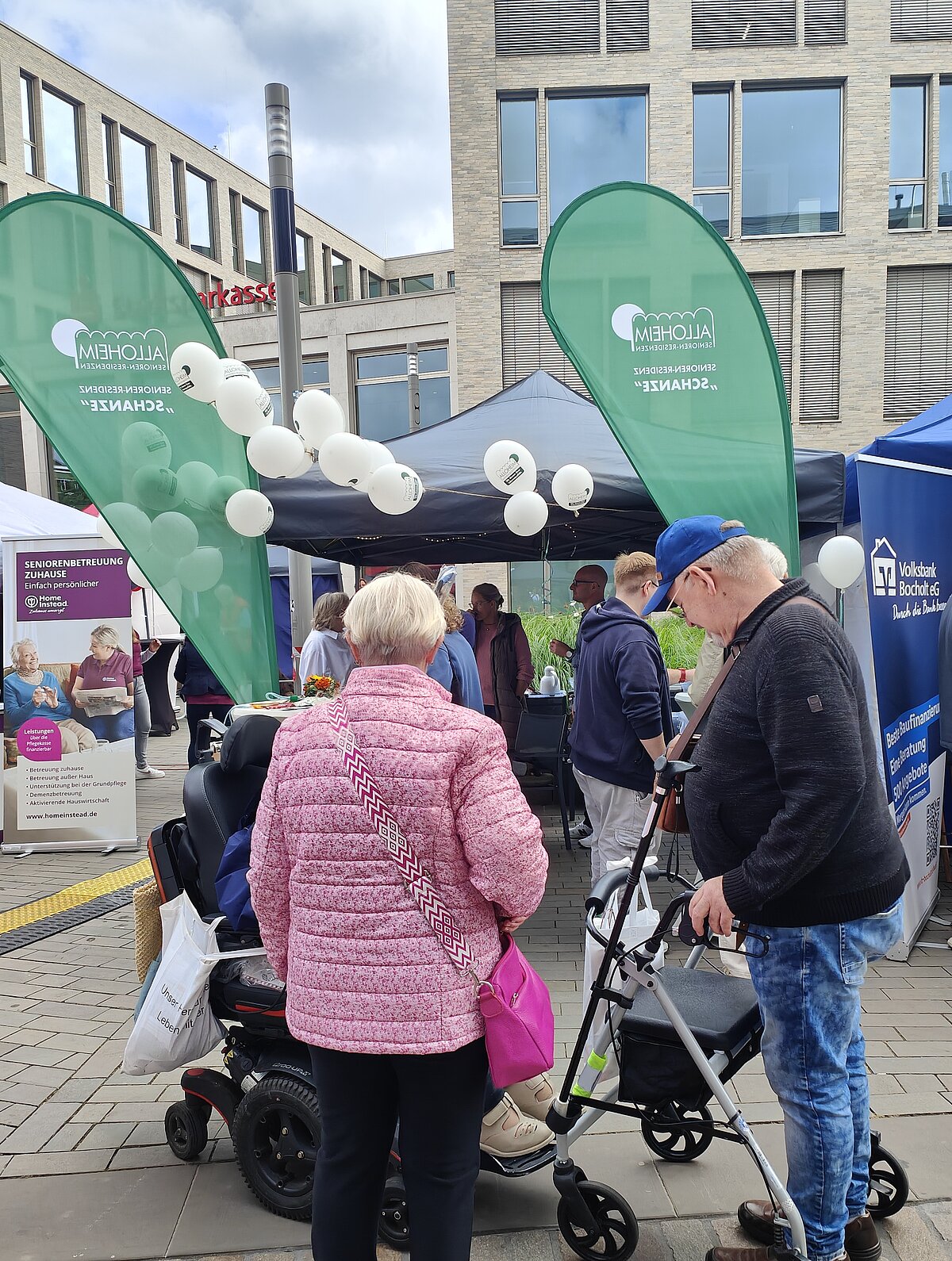 Stand in der Innenstadt