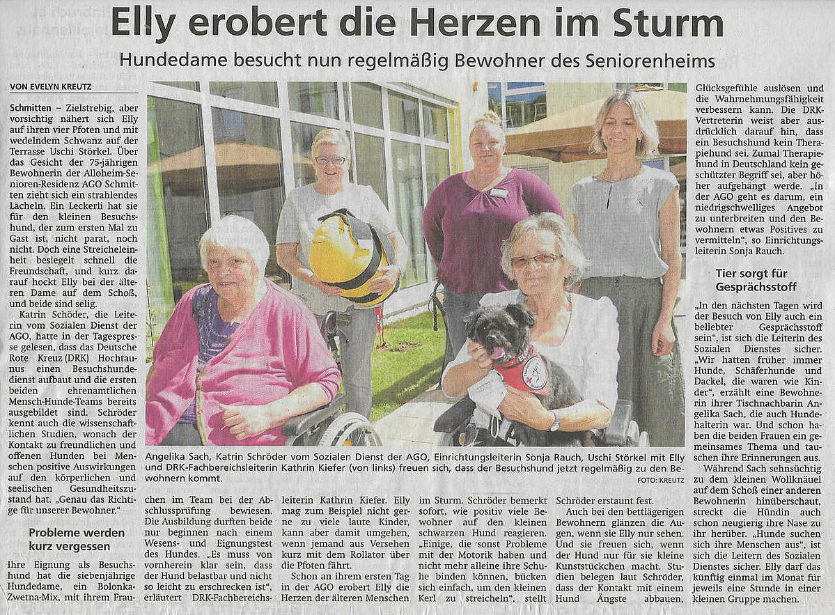 Elly eroberts die Herzen im Sturm