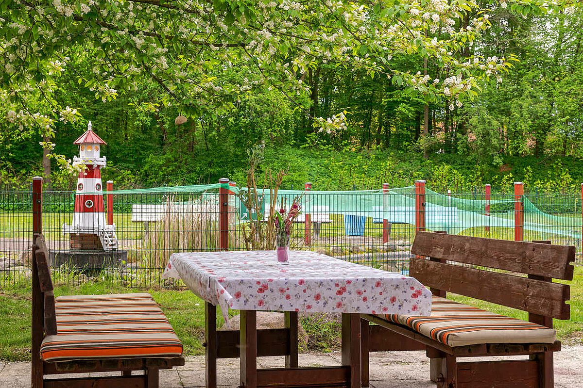 Garten und Terrasse im Valentinerhof