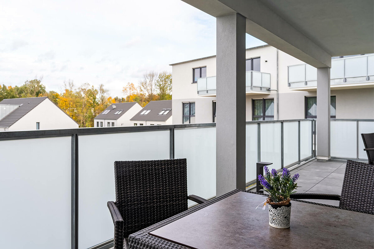 Balkon der Alloheim Senioren-Residenz "Jürgens-Hof" in Herne