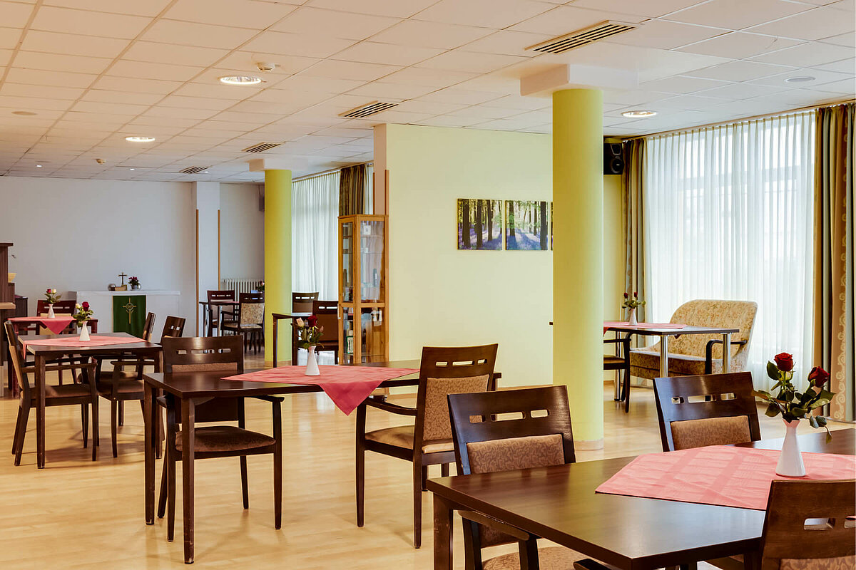 Cafeteria im Altenheim "Am Friedensplatz" in Rüsselsheim