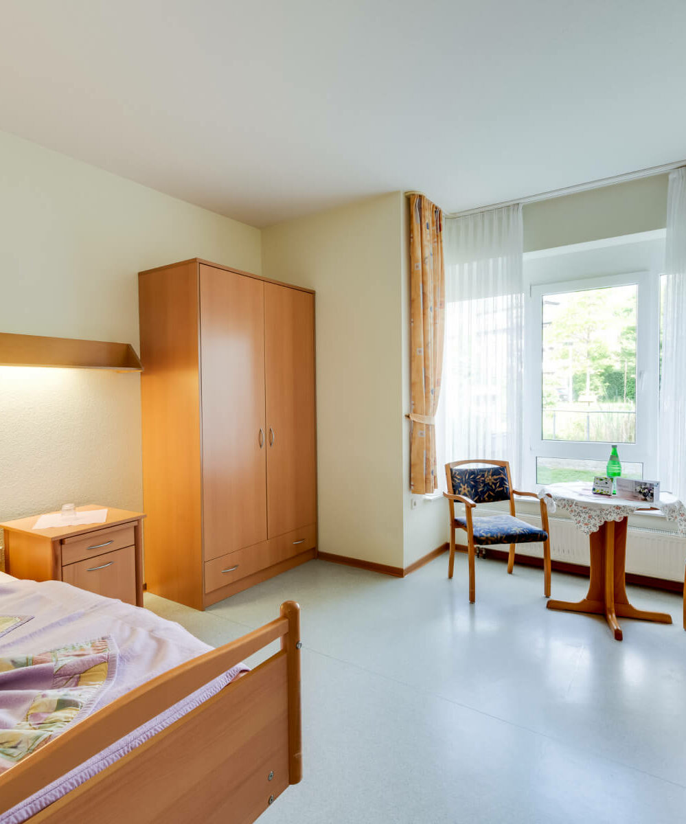 Einzelzimmer im Pflegeheim "Bockum" in Hamm