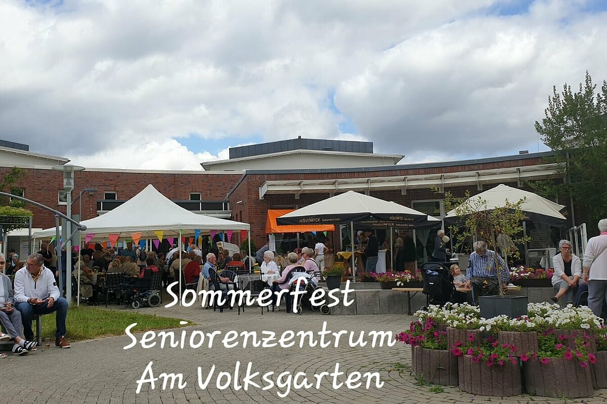 sommerfest seniorenzentrum volksgarten