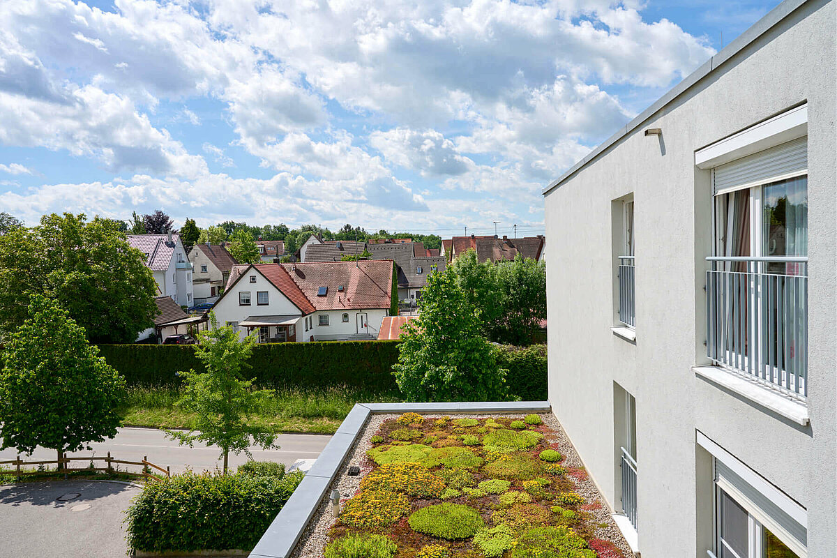 Aussicht aus dem Pflegeheim Markt Indersdorf