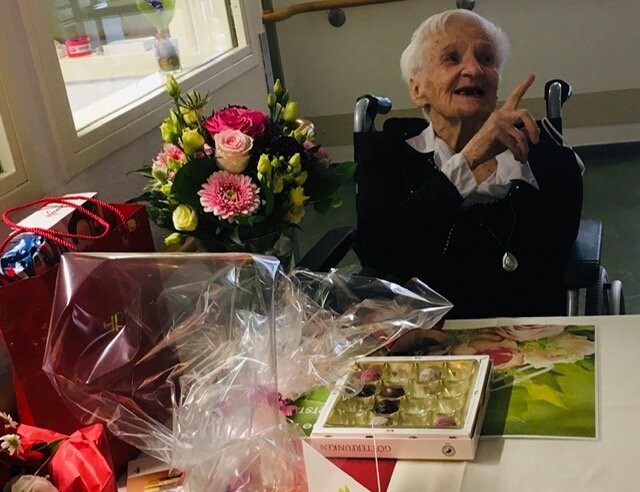 Bewohnerin feiert ihren 104. Geburtstag