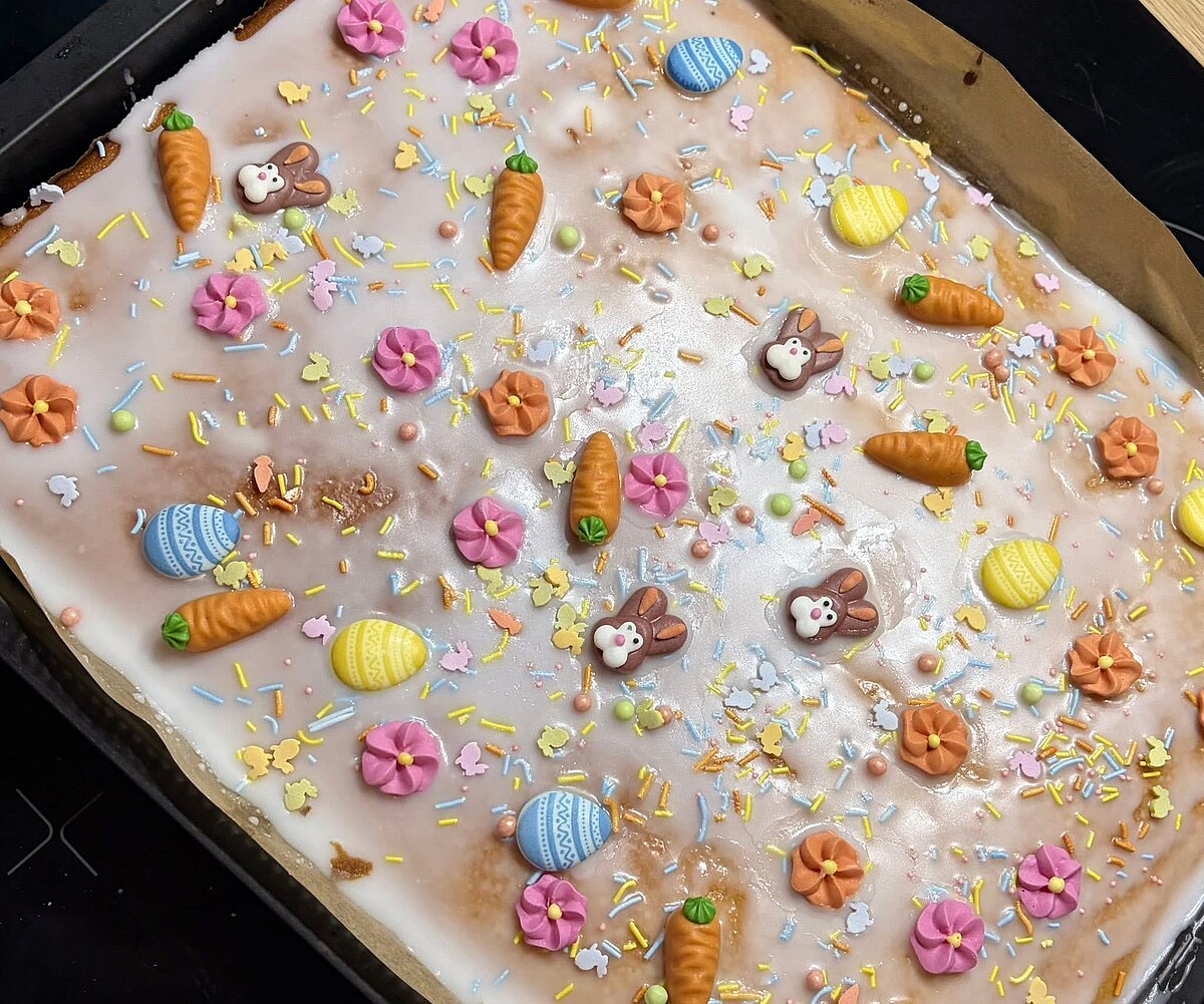 Kuchen zum Osterfrühstück