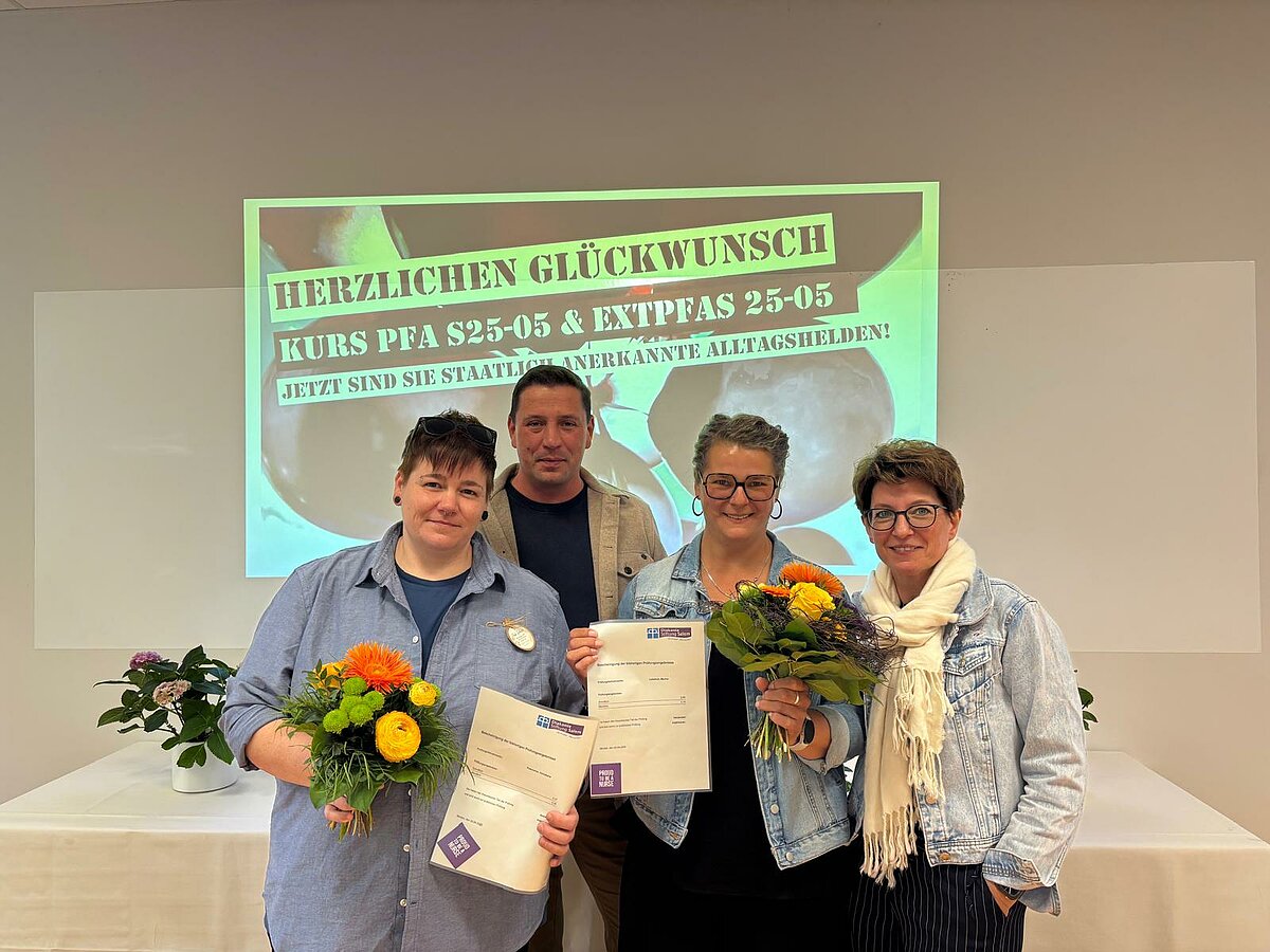 PFA-Prüfung erfolgreich bestanden