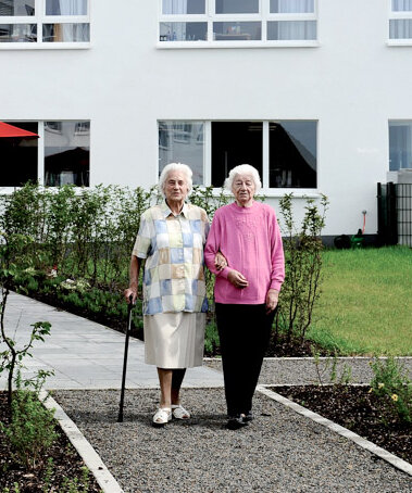 Garten des Pflegeheims "AGO Herkenrath" in Bergisch Gladbach