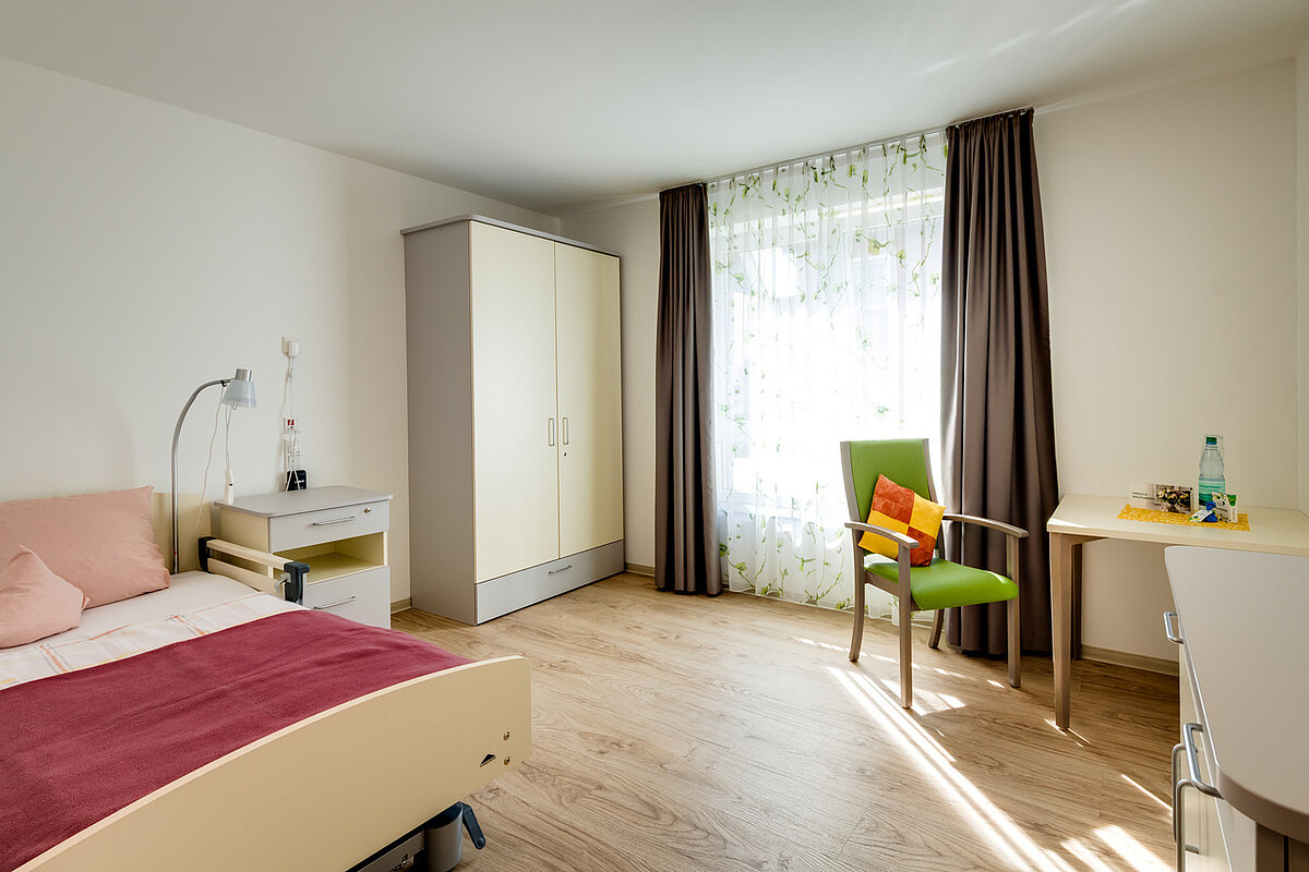 Einzelzimmer im Pflegeheim in Borken