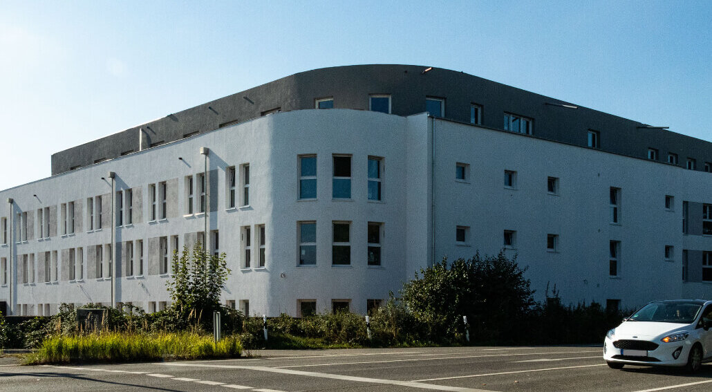 Außenansicht der Alloheim Senioren-Residenz "An der Großen Laache" in Pulheim
