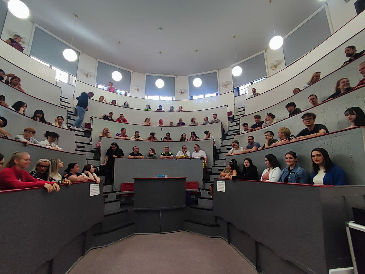 Auszubildenen Ausflug in Universitätsklinikum
