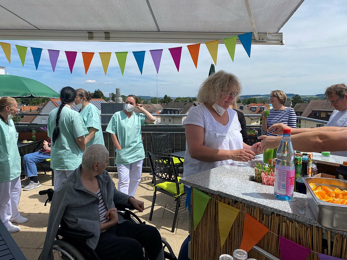 Eröffnung Dachterrasse Mitarbeitende