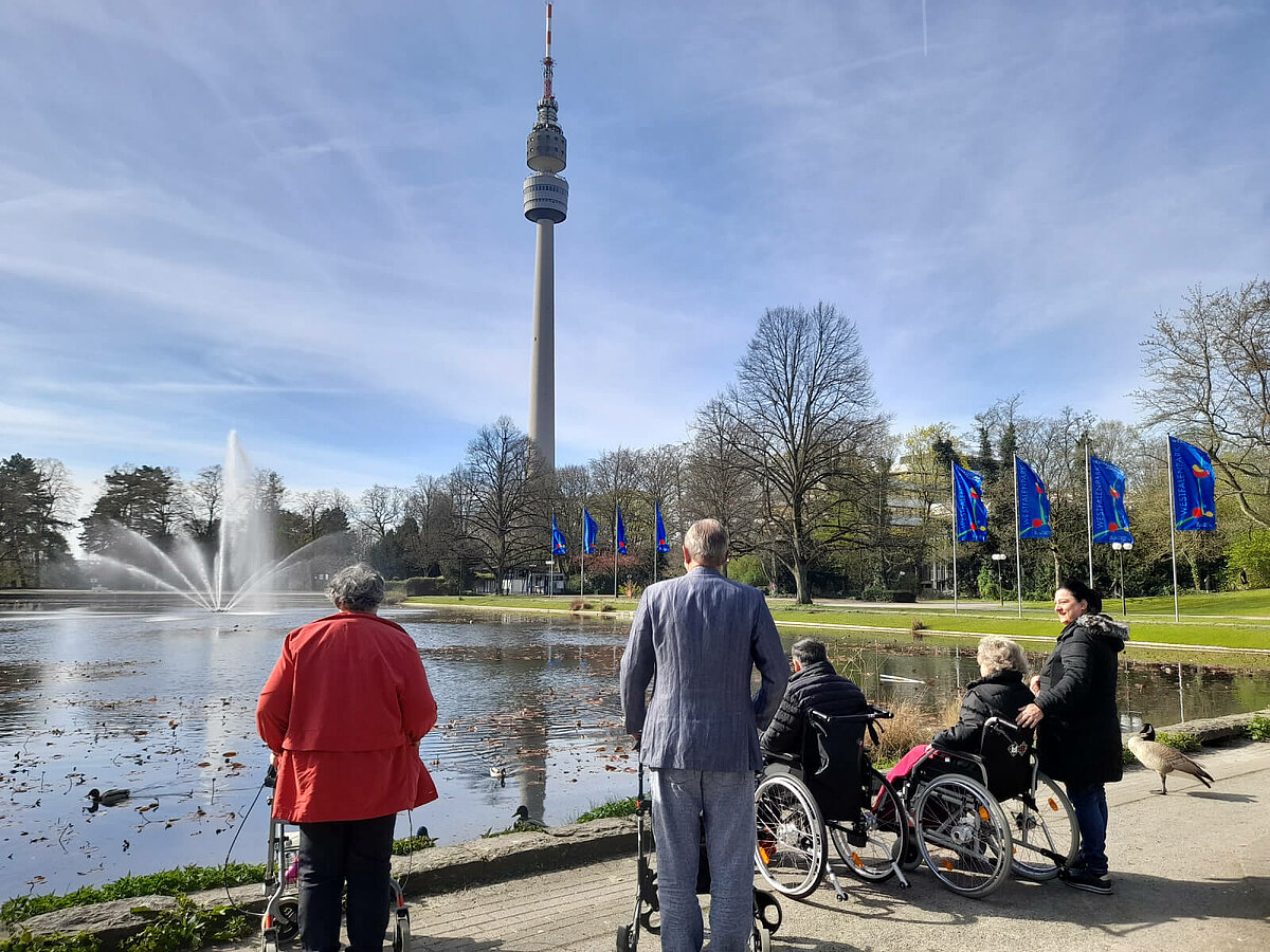 Bewohner beim Westfalenpark Dortmund