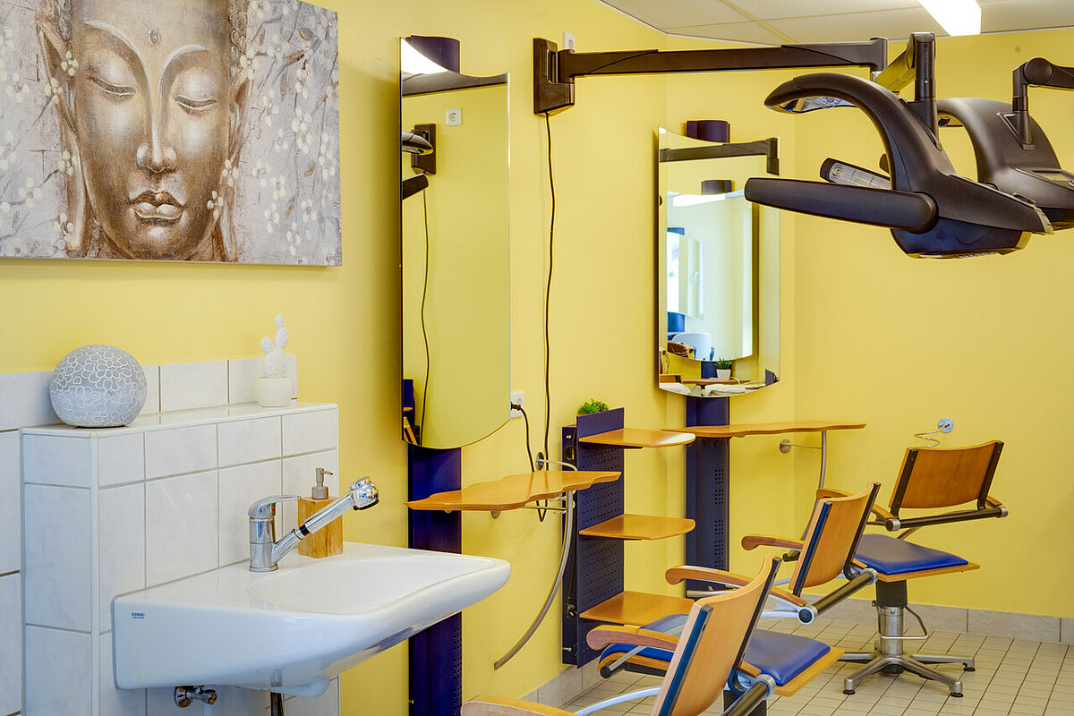Friseursalon für die Bewohner