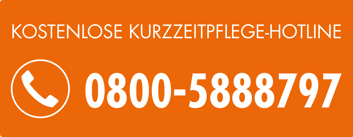 Kostenlose Kurzzeitpflege-Hotline bei Alloheim: 0800-5888797