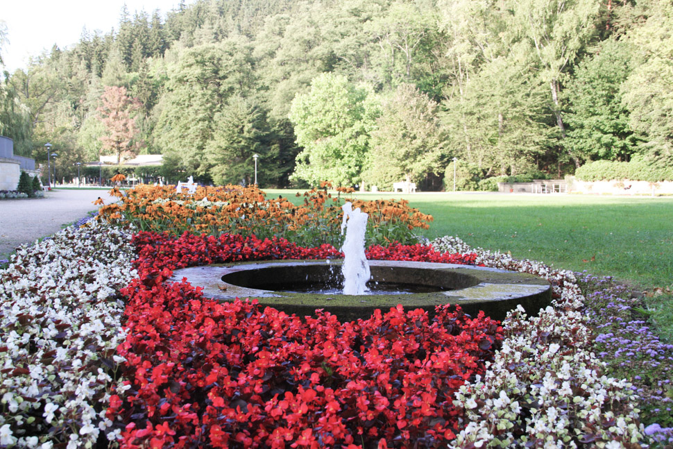 Brunnen im Garten der Alloheim Senioren-Residenz Haus am See in Bad Elster