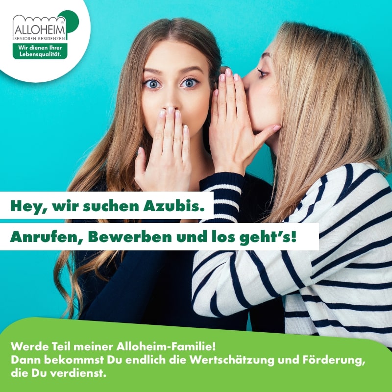 Azubis werben Azubis bei Alloheim